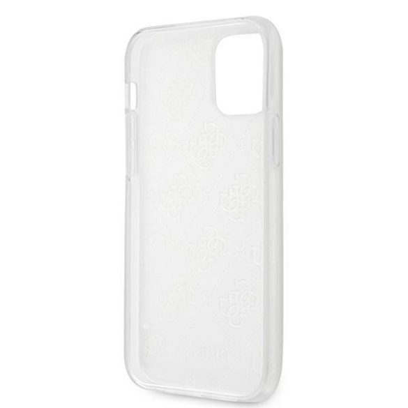 Guess GUHCP12M3D4GTR iPhone 12 / iPhone 12 Pro 6,1" átlátszó kemény tok 4G 3D Pattern Kollekció telefontok