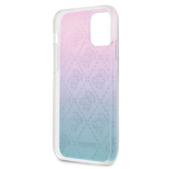 Guess GUHCP12S3D4GGBP iPhone 12 mini 5,4" kék és rózsaszín kemény tok 4G 3D Pattern Kollekció telefontok