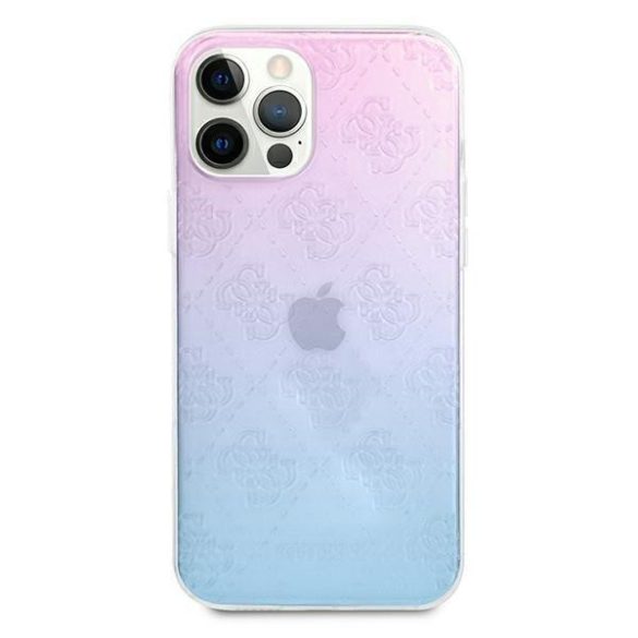Guess GUHCP12L3D4GGBP iPhone 12 Pro Max 6,7" kék és rózsaszín kemény tok 4G 3D Pattern Kollekció telefontok