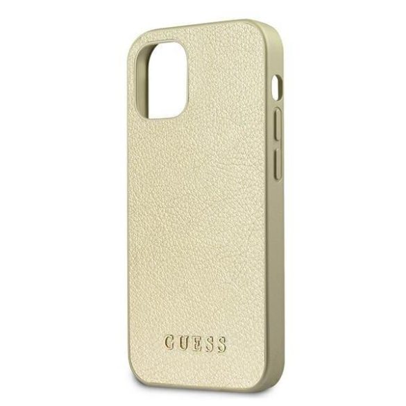 Guess GUHCP12SIGLGO iPhone 12 mini 5,4" arany tok Színjátszó telefontok