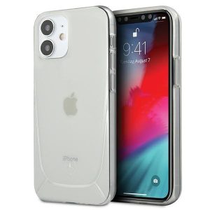 Mercedes MEHCP12Sívelt T iPhone 12 mini 5,4" tiszta tok Átlátszó Line telefontok