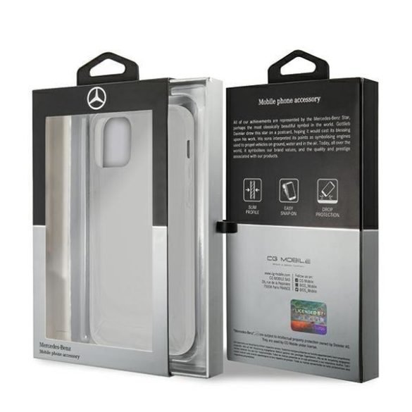 Mercedes MEHCP12Lívelt T iPhone 12 Pro Max 6,7" tiszta tok Átlátszó Line telefontok