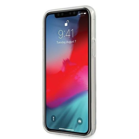 Mercedes MEHCP12MCLGBL iPhone 12 / iPhone 12 Pro 6,1" kék tok Átlátszó Line telefontok