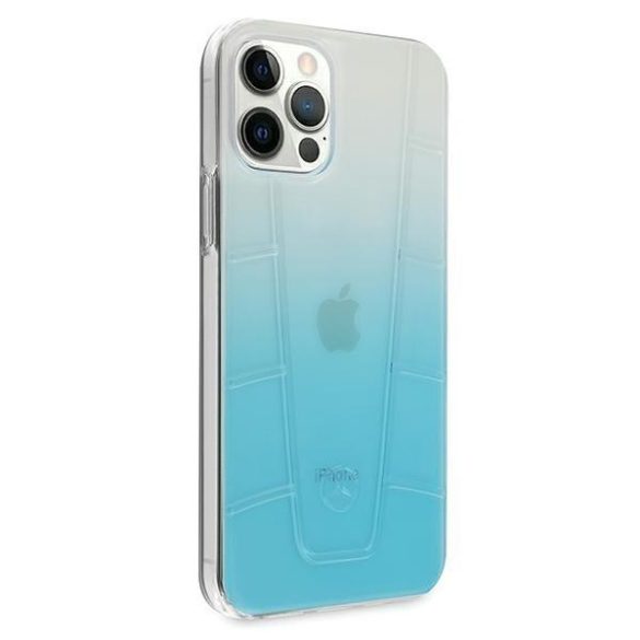 Mercedes MEHCP12LCLGBL iPhone 12 Pro Max 6,7" kék tok Átlátszó Line telefontok