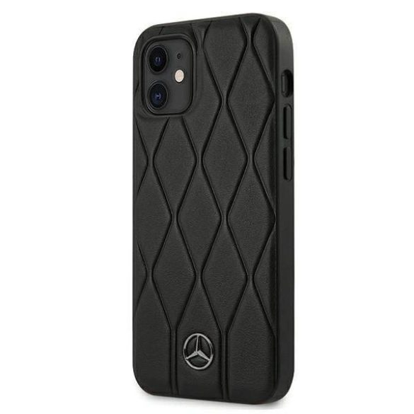 Mercedes MEHCP12SMULBK 12 mini iPhone 5.4 fekete tok hullám vonal telefontok