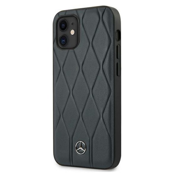 Mercedes MEHCP12SMULNA iPhone 12 mini 5,4" kék tok hullám Line telefontok