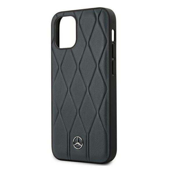 Mercedes MEHCP12SMULNA iPhone 12 mini 5,4" kék tok hullám Line telefontok