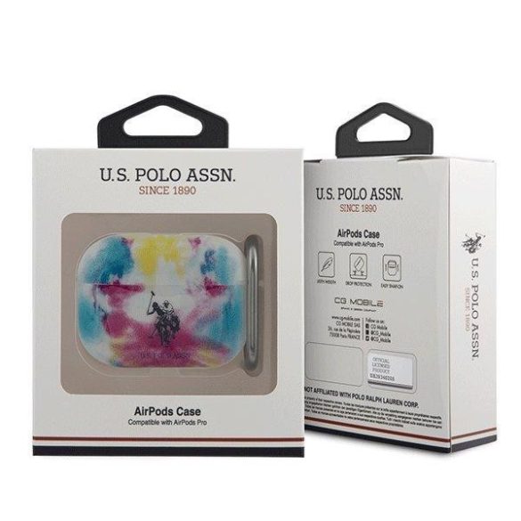 US Polo USACAPPCUSML AirPods Pro tok többszínű Tie & Dye Kollekció
