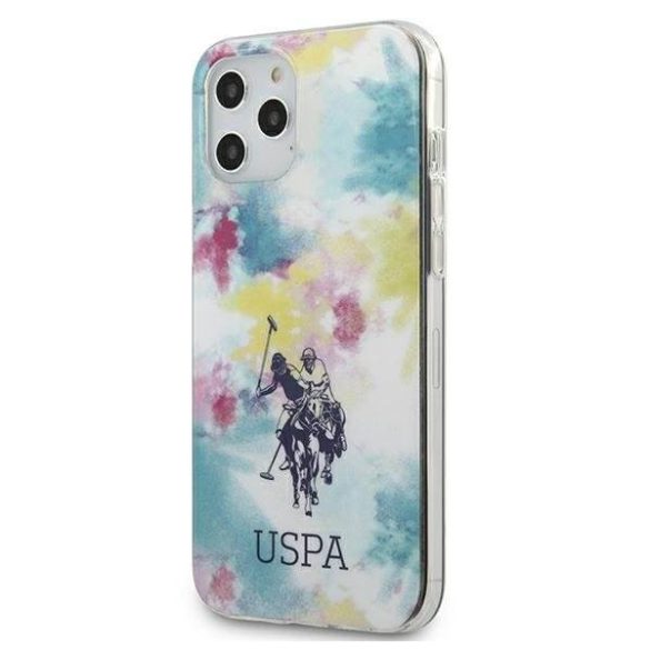 US Polo USHCP12LPCUSML iPhone 12 6,7" Pro Max többszínű Tie & Dye Collection telefontok