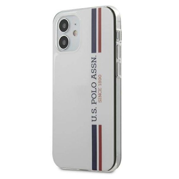 US Polo USHCP12SPCUSSWH iPhone 12 mini fehér Trikolor Collection telefontok