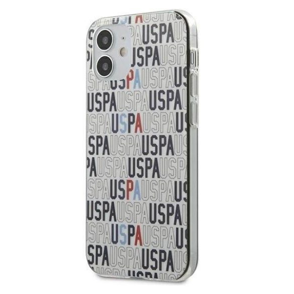 US Polo USHCP12SPCUSPA6 iPhone 12 mini fehér Logo Mania Collection telefontok