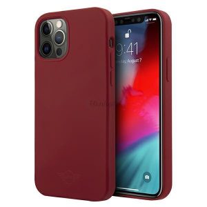 Mini mihcp12msltre iPhone 12 / iPhone 12 Pro 6,1 "piros kemény tok-szilikon hang