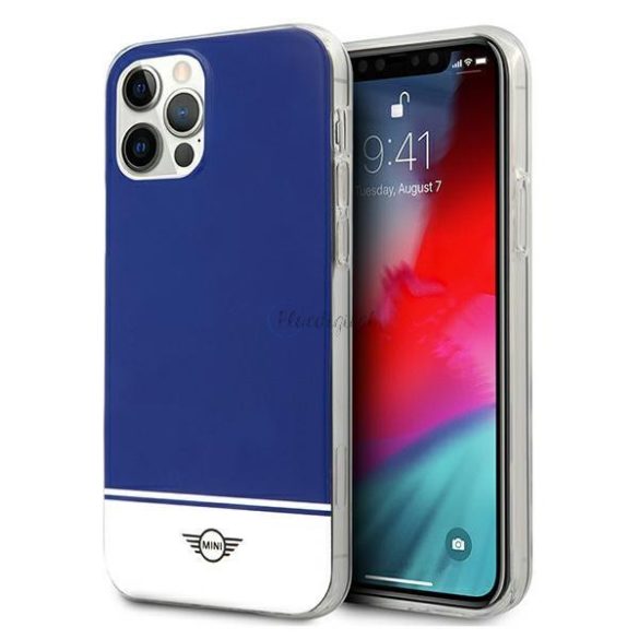Mini mihcp12lpcubina iPhone 12 Pro max 6,7 "Granatowy / Kék Hard tok Stripe Kollekció