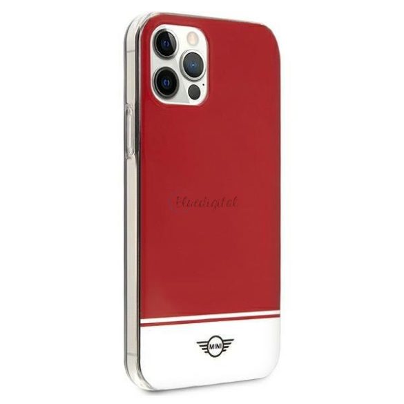Mini mihcp12lpcubire iPhone 12 Pro max 6,7 "piros kemény tok csíkos Kollekció