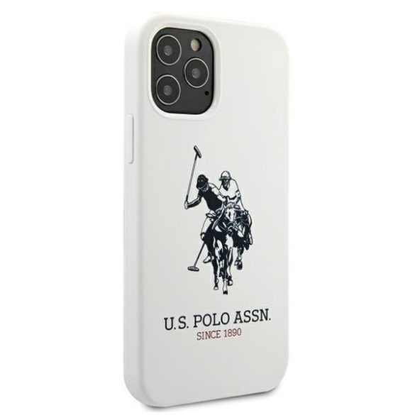 US Polo USHCP12MSLHRWH iPhone 12 / iPhone 12 Pro 6,1" fehér szilikon Kollekció telefontok