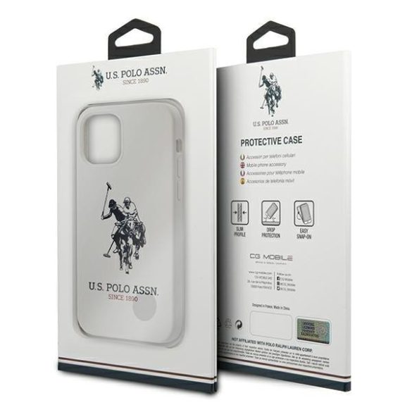 US Polo USHCP12MSLHRWH iPhone 12 / iPhone 12 Pro 6,1" fehér szilikon Kollekció telefontok