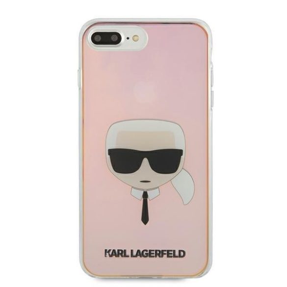 Karl Lagerfeld KLHCI8LPCKHML iPhone 7/8 Plus többszínű tok Színjátszó Karl's Head telefontok