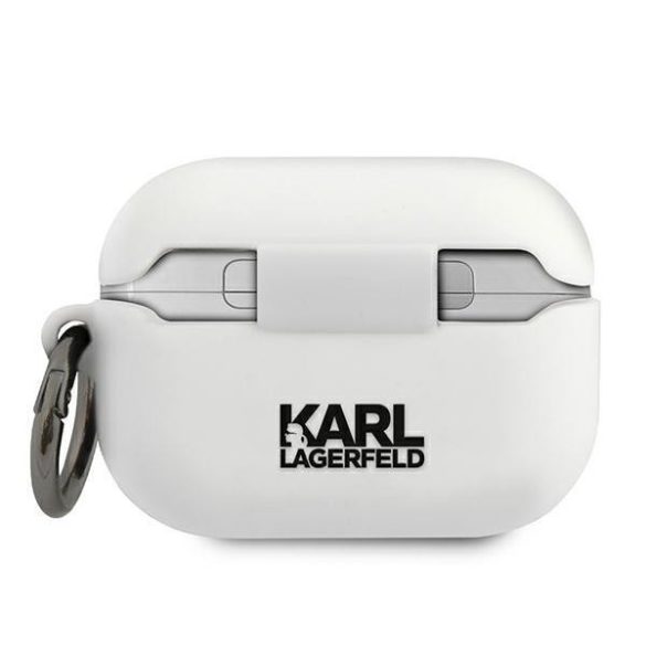 Karl Lagerfeld KLACAPSILGLWH AirPods Pro tok fehér szilikon Ikonik