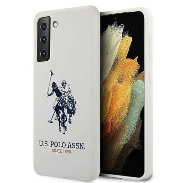 US Polo USHCS21MSLHRWH S21 + G996 fehér szilikon Logo telefontok