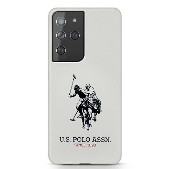 US Polo USHCS21LSLHRWH S21 Ultra G998 fehér szilikon Logo telefontok