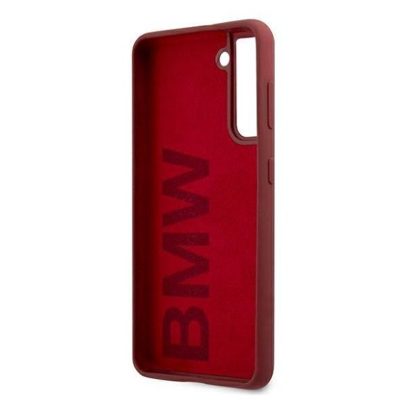 BMW BMHCS21MSLBLRE S21 + G996 piros kemény tok Szilikon Signature Logo