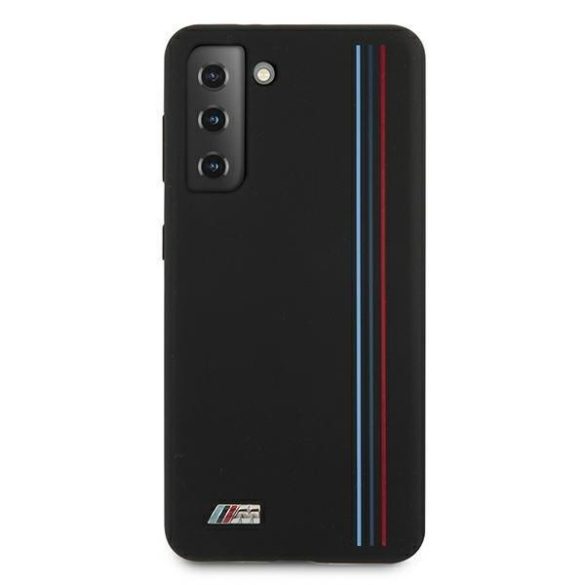 BMW BMHCS21MSIVTBK S21 + G996 fekete Szilikon Stripes M Kollekció telefontok