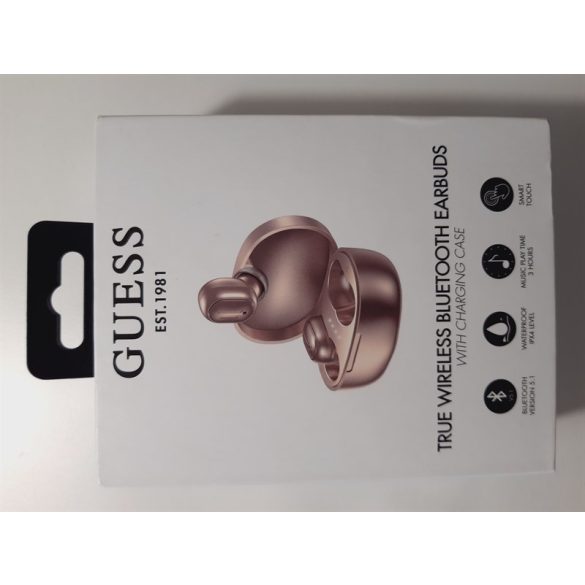 GUESS GUTWST30GO TWS Bluetooth fülhallgató + dokkoló állomás arany / arany gutwst30go