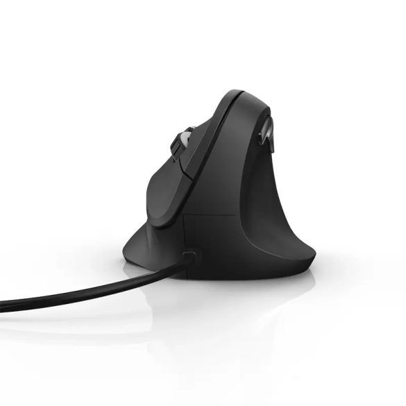 Hama EMC-500 vezetékes egér Ergonomikus, függőleges - Fekete