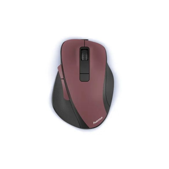 Hama MW-500 V2 vezeték nélküli egér akkumulátorral - burgundi színben