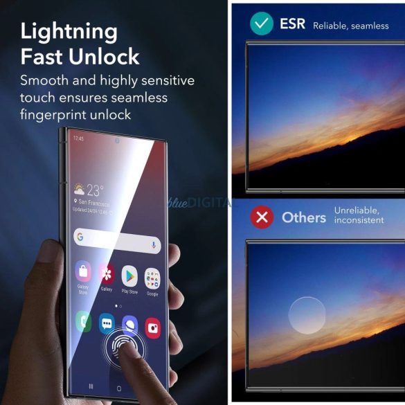 ESR edzett üveg Samsung Galaxy S24 Ultra készülékhez - 2 db