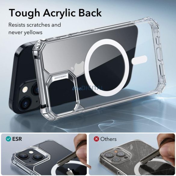 ESR AIR ARMOR HALOLOCK MAGSAFE iPhone 15 ÁTLÁTSZÓ tok