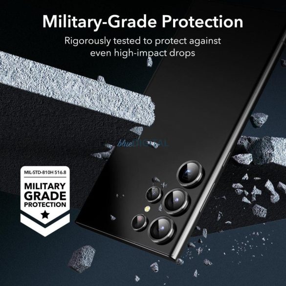 ESR kamera védőfólia Samsung Galaxy S23 Ultra fekete