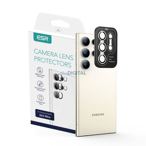 ESR kamera védőfólia Samsung Galaxy S23 Ultra átlátszó