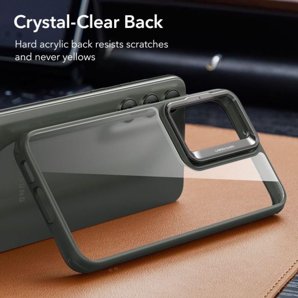 ESR CLASSIC KICKSTAND GALAXY S23+ PLUS ÁTLÁTSZÓ/ZÖLD tok