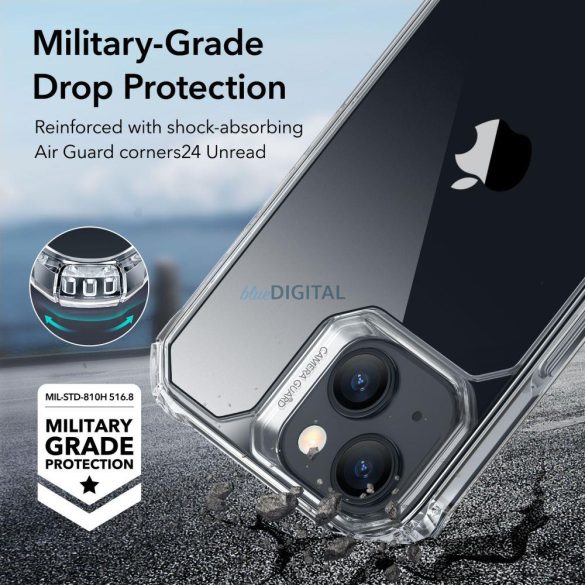 ESR AIR ARMOR iPhone 15 átlátszó tok