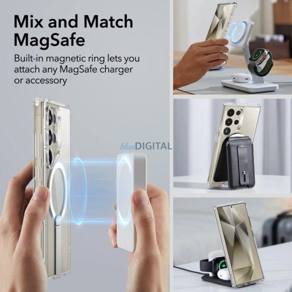ESR Flickstand Boost Halolock tok Samsung Galaxy S24 Ultra - átlátszó