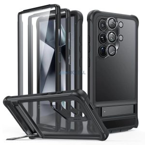 ESR Armor Kickstand tok Samsung Galaxy S24 Ultra - átlátszó és fekete