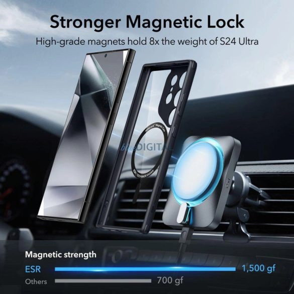 ESR Classic Hybrid Halolock hibrid tok Samsung Galaxy S24 Ultra - átlátszó