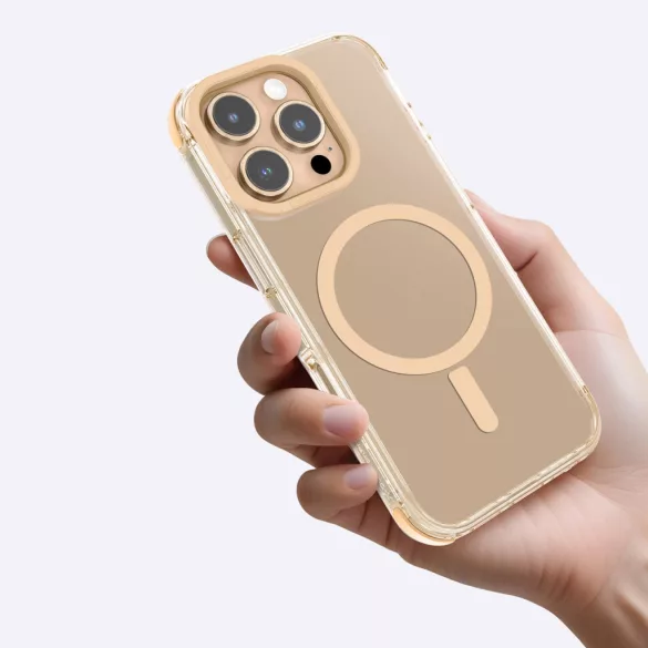 AmazingThing Omni MagSafe-kompatibilis tok iPhone 16 Pro Max - rózsaarany színű