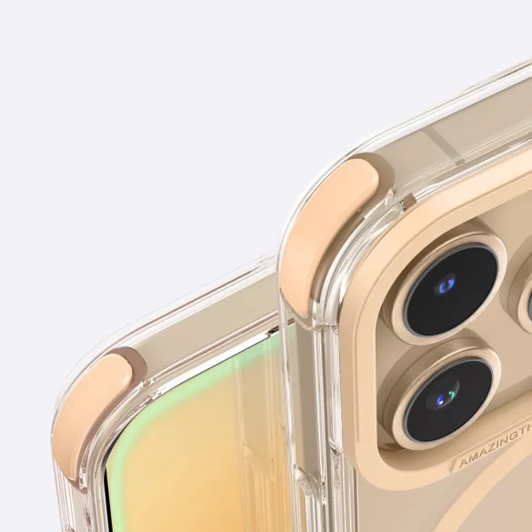 AmazingThing Omni MagSafe-kompatibilis tok iPhone 16 Pro Max - rózsaarany színű