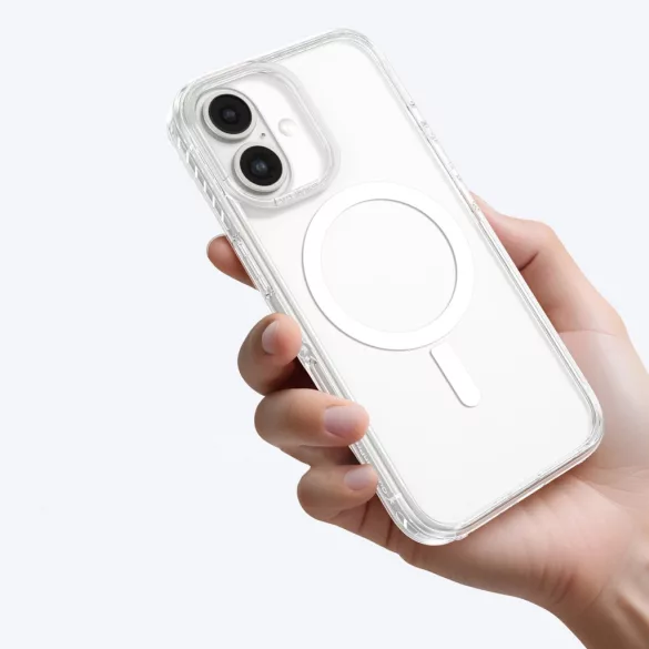 AmazingThing Titan Pro MagSafe-kompatibilis tok iPhone 16 - átlátszó