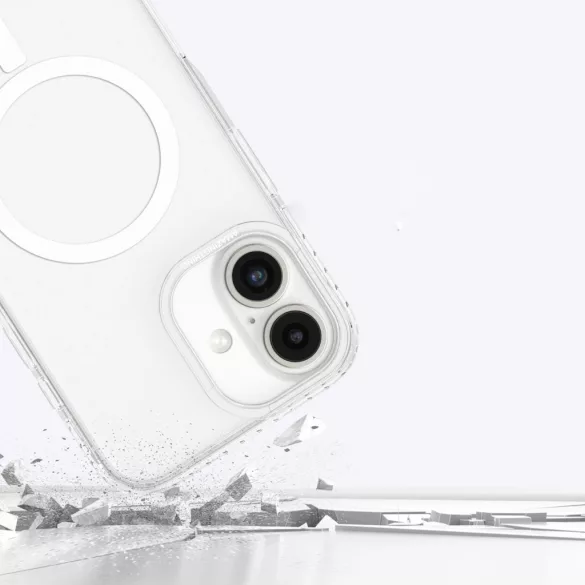 AmazingThing Titan Pro MagSafe-kompatibilis tok iPhone 16 - átlátszó