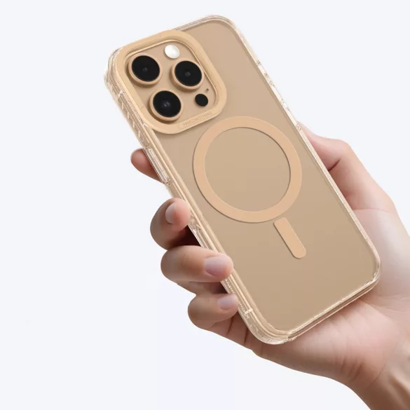 AmazingThing Titan Pro MagSafe-kompatibilis tok iPhone 16 Pro Max - rózsaarany színű