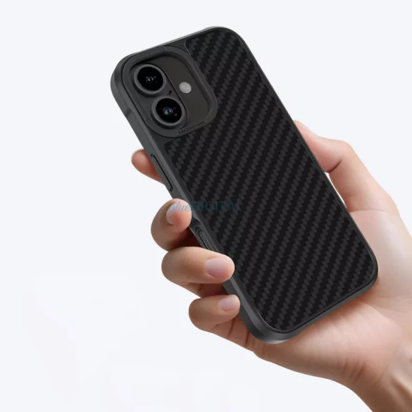 AmazingThing Titan Max 1500D Aramid Fibers tok iPhone 16 - fekete