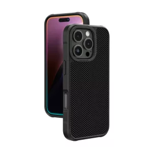 AmazingThing Titan Max 600D Aramid Fibers tok iPhone 16 Pro Max - fekete