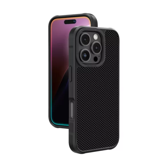 AmazingThing Titan Max 600D Aramid Fibers tok iPhone 16 Pro Max - fekete