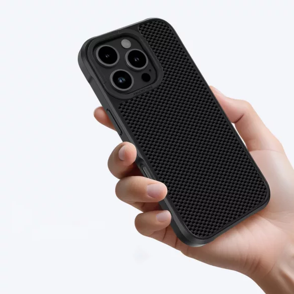 AmazingThing Titan Max 600D Aramid Fibers tok iPhone 16 Pro Max - fekete