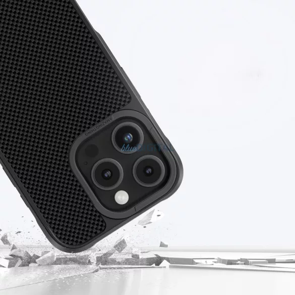 AmazingThing Titan Max 600D Aramid Fibers tok iPhone 16 Pro Max - fekete