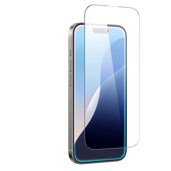 AmazingThing Radix edzett üveg fekete szegéllyel iPhone 16