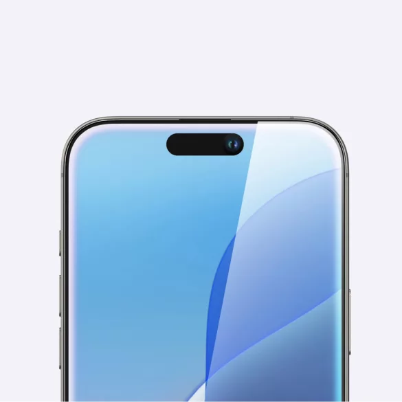 AmazingThing Radix edzett üveg fekete szegéllyel iPhone 16